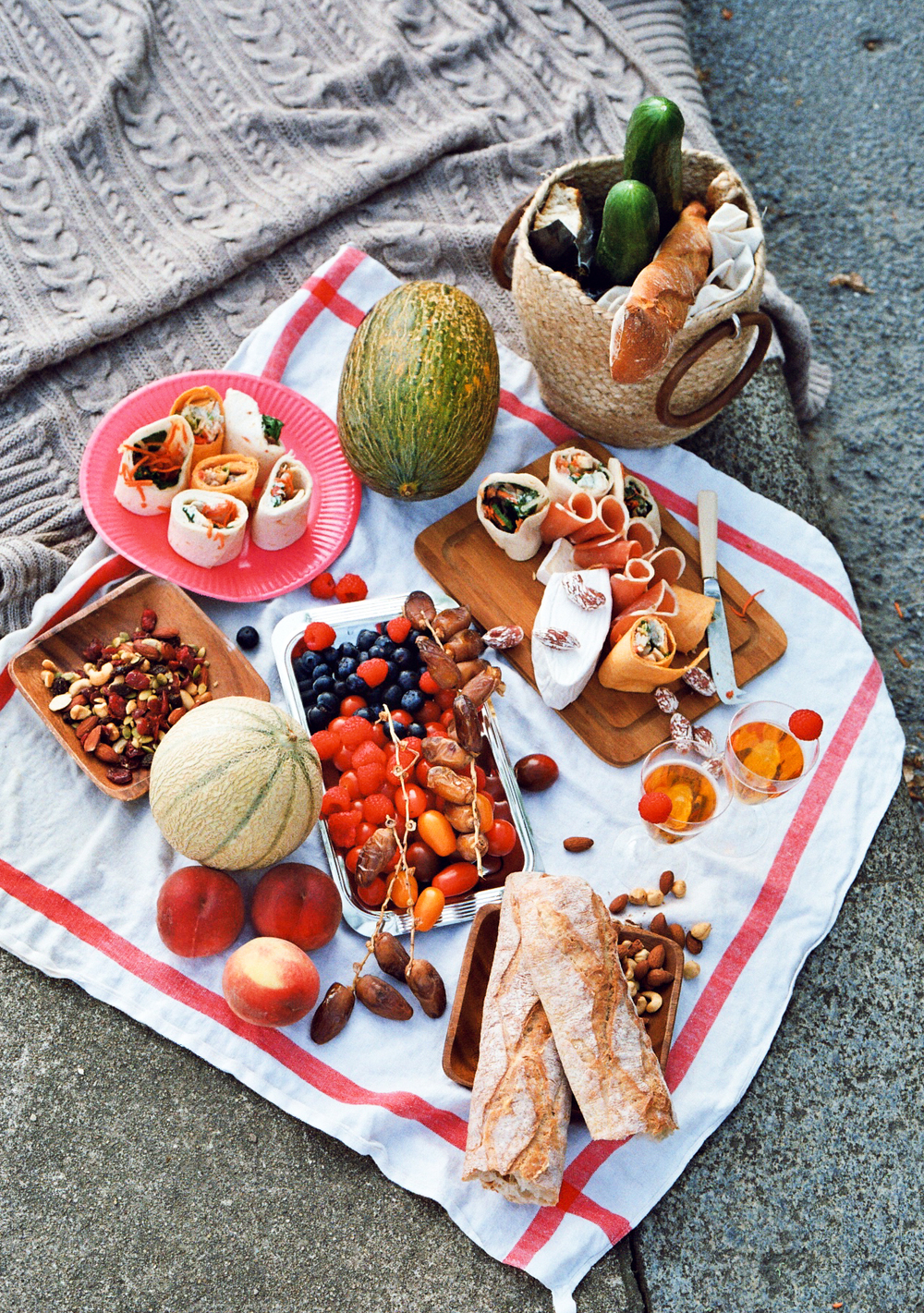summer picnic in Paris captured on film