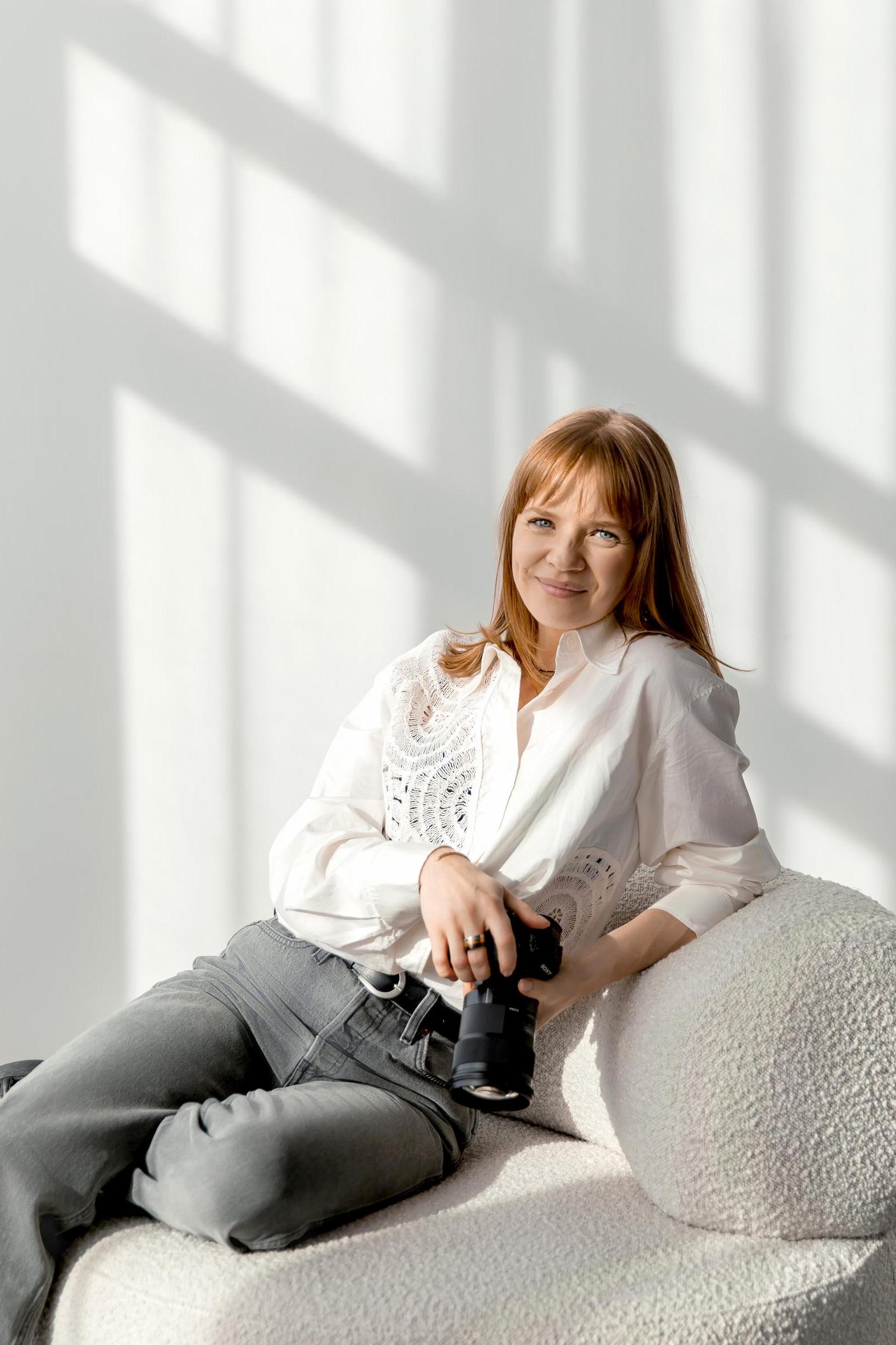 Portrait im Kamilenfeld