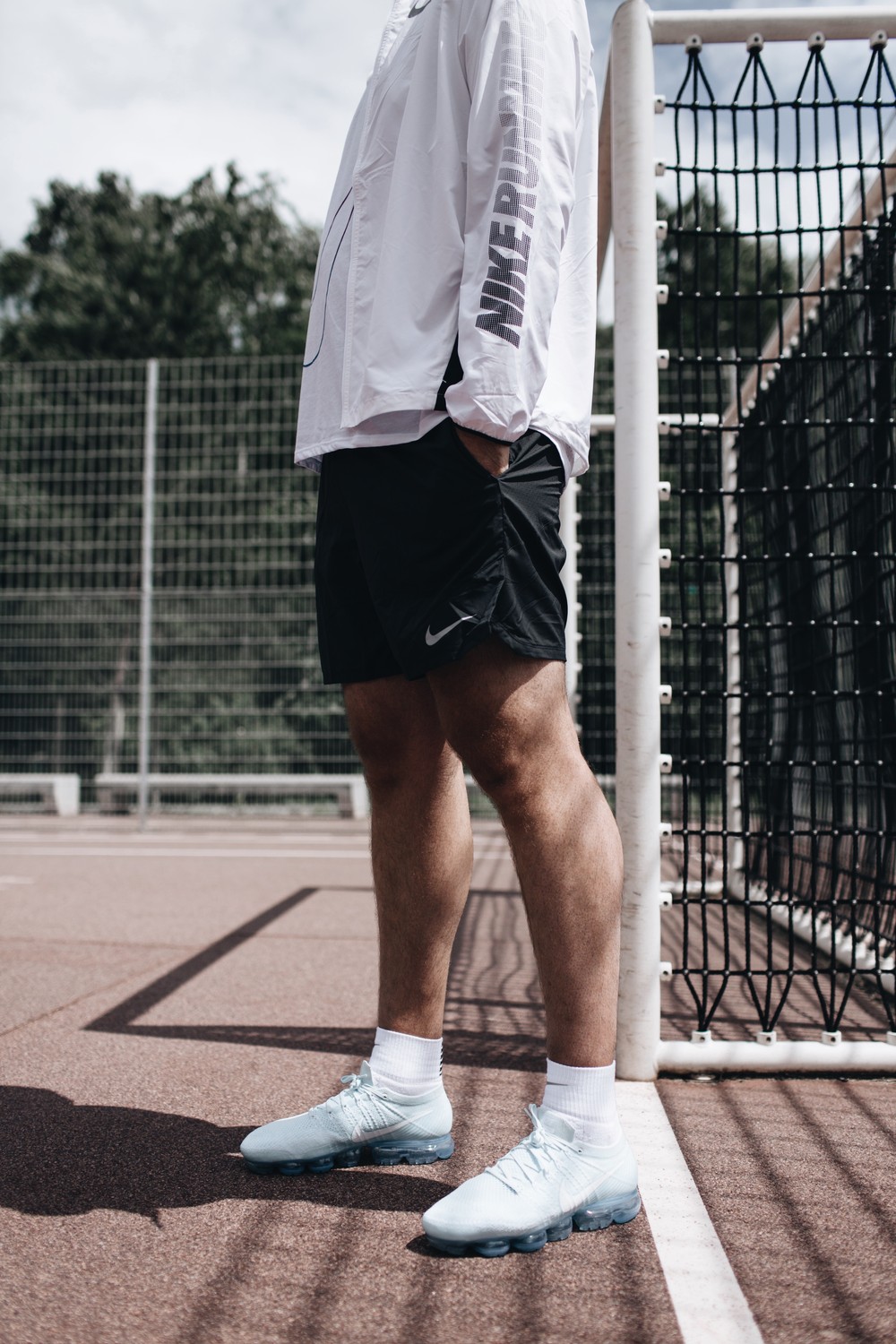 vapormax plus with shorts