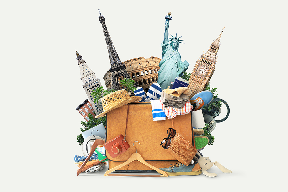 Tourists package. Tourists package