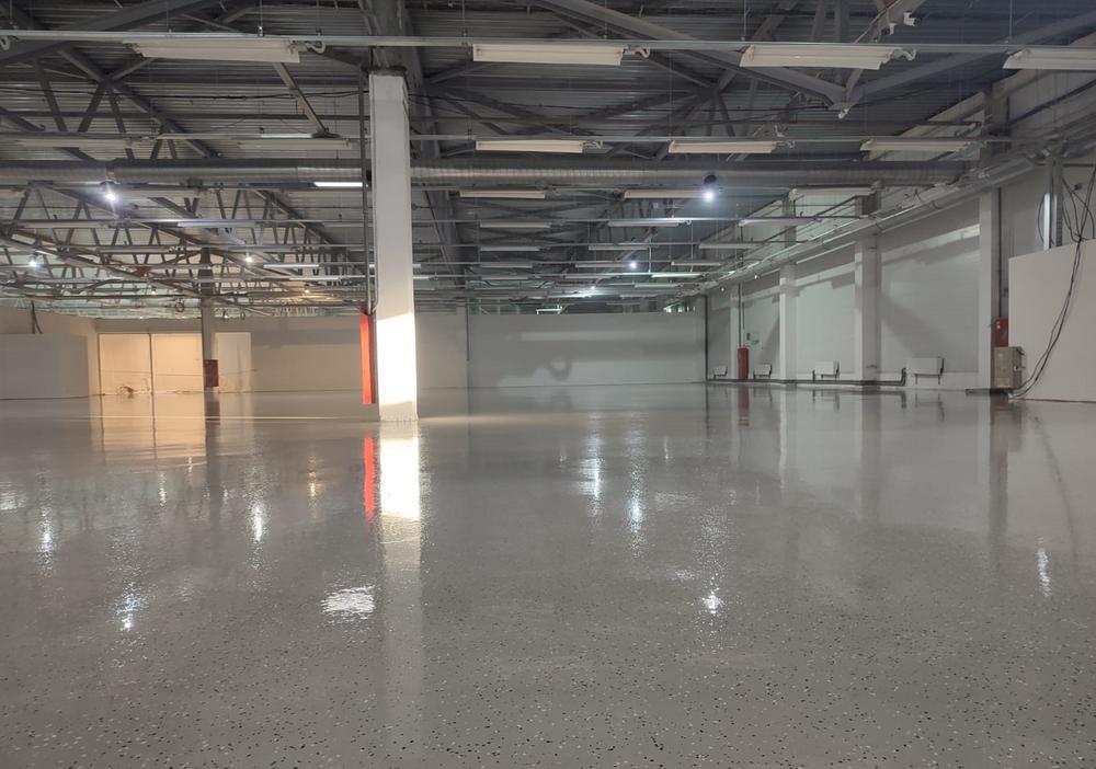 Устройство полимерного бетонного промышленного пола, цена, стоимость ...