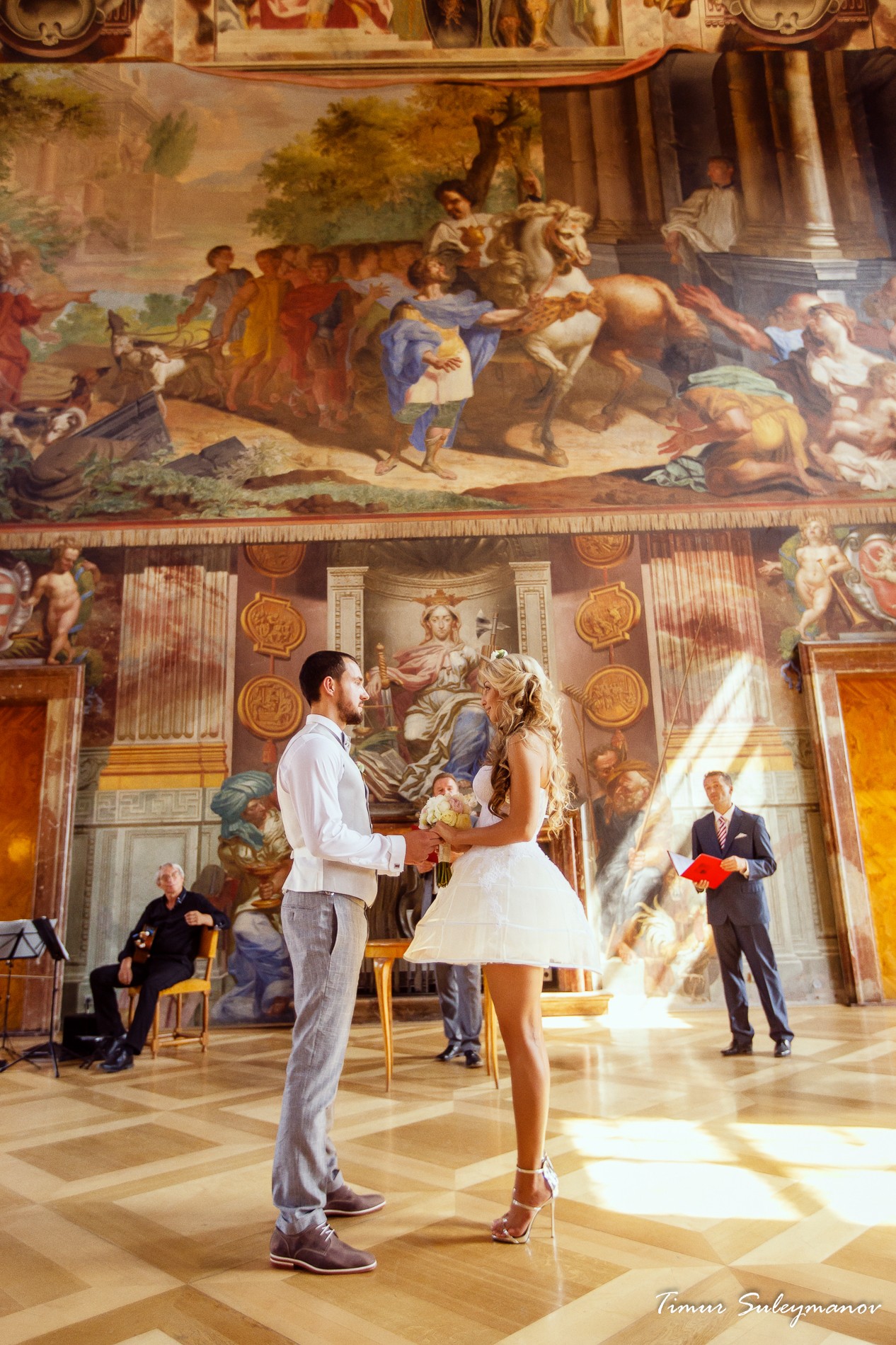 Wedding in the Troja palace