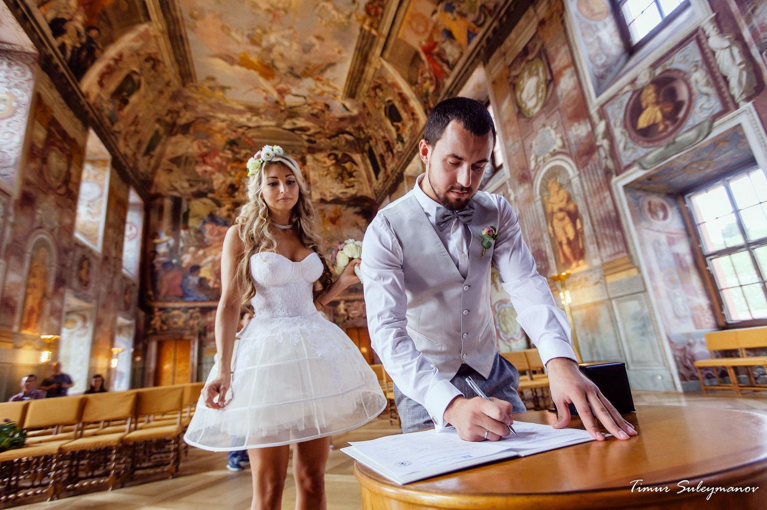 Wedding in the Troja palace