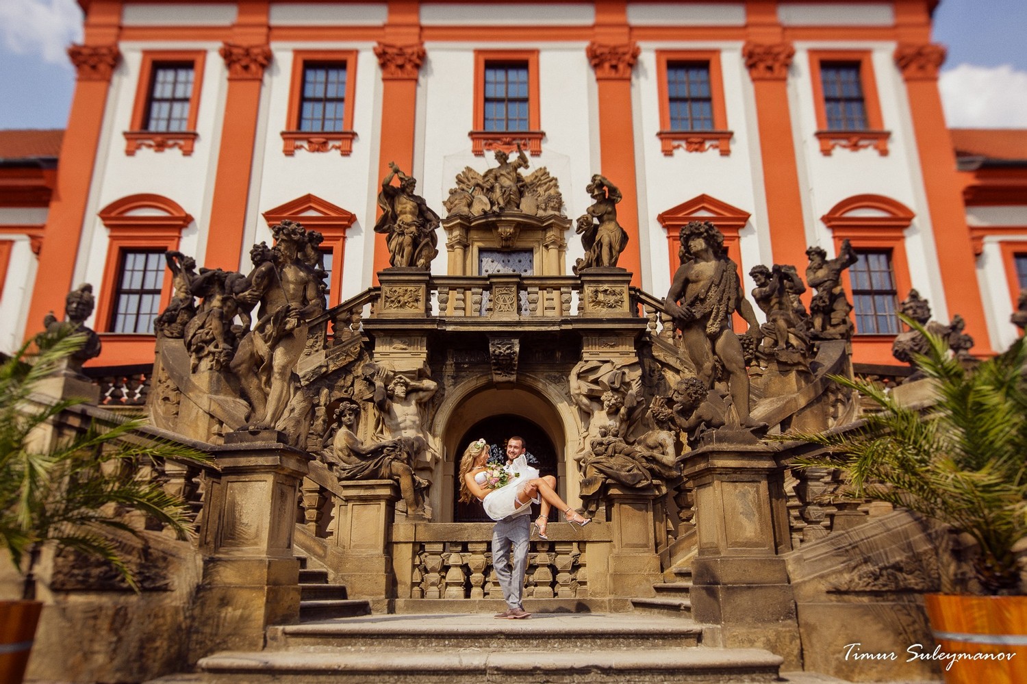 Wedding in the Troja palace