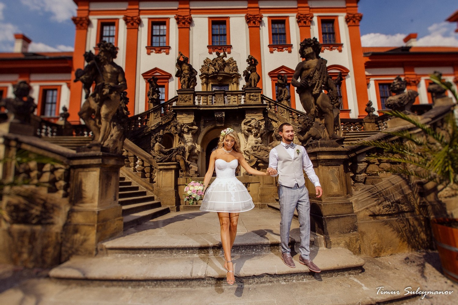 Wedding in the Troja palace