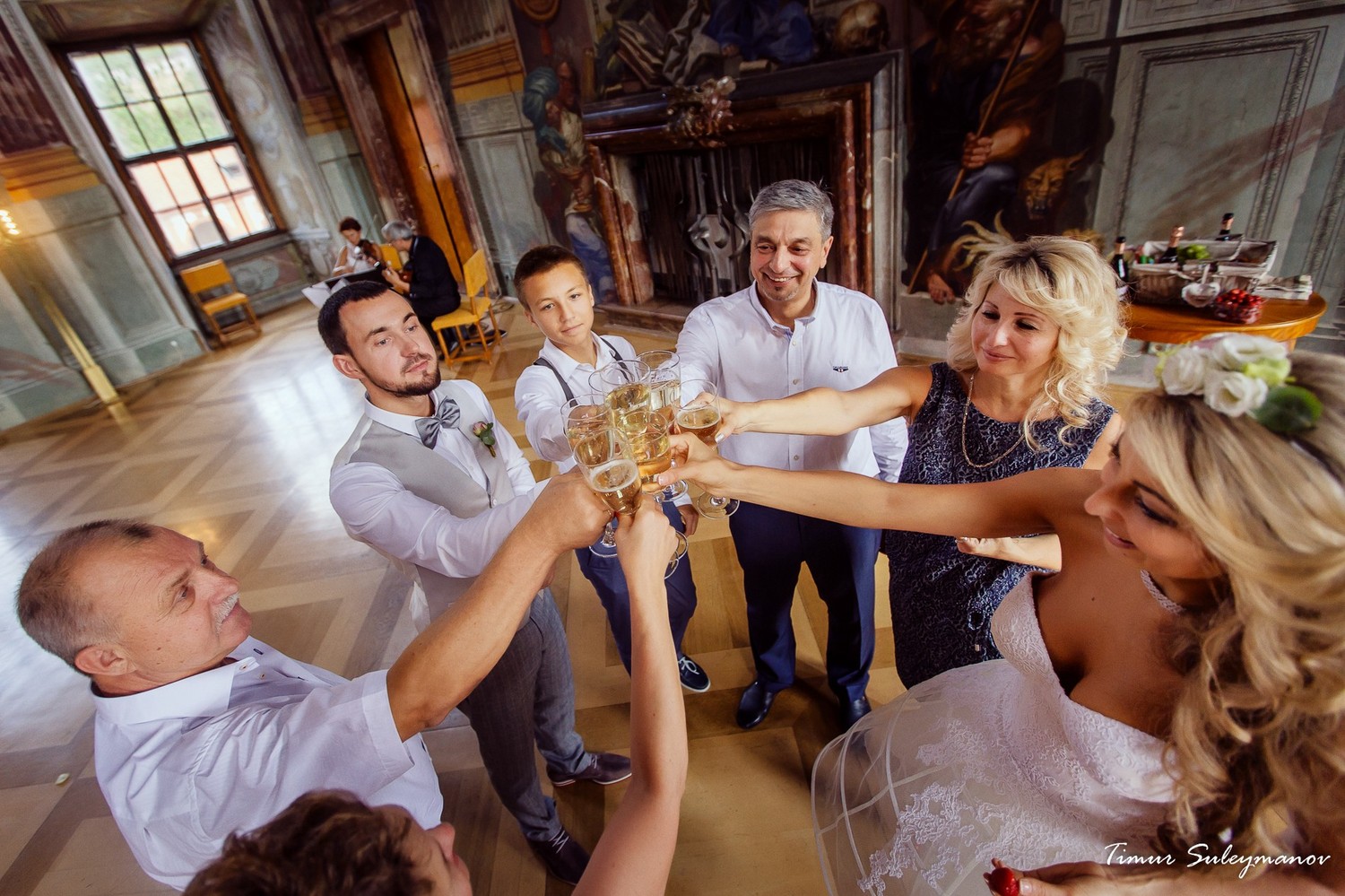 Wedding in the Troja palace
