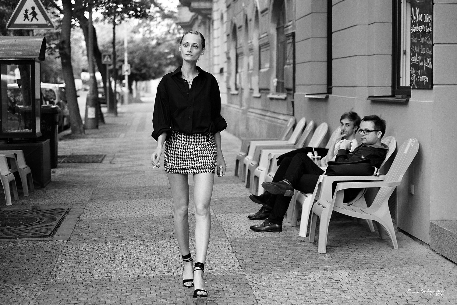 Black and white shoots