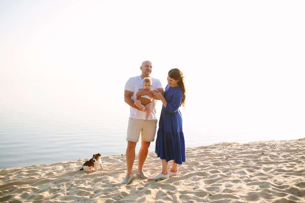 FAMILY - Sunset at the beach