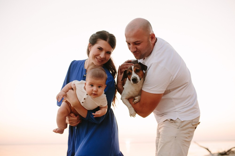 FAMILY - Sunset at the beach