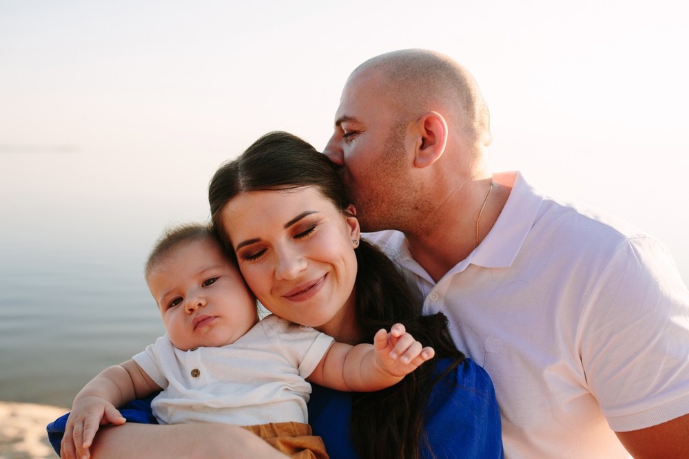 FAMILY - Sunset at the beach