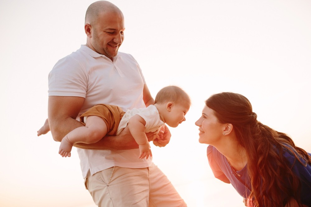 FAMILY - Sunset at the beach