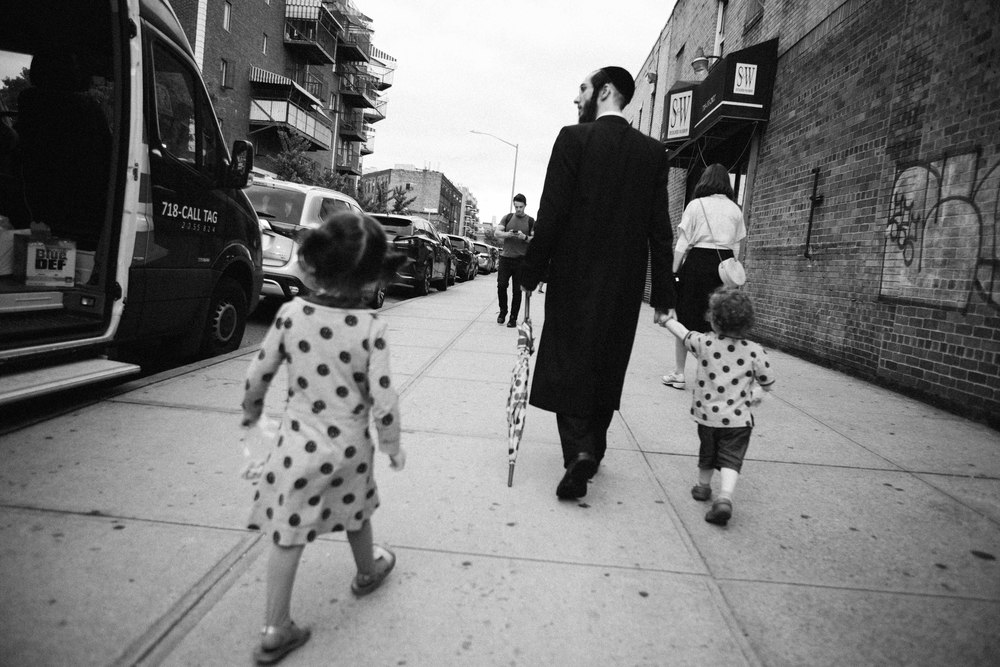 Just right after crossing the Williamsburg Bridge