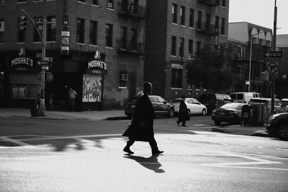 Just right after crossing the Williamsburg Bridge