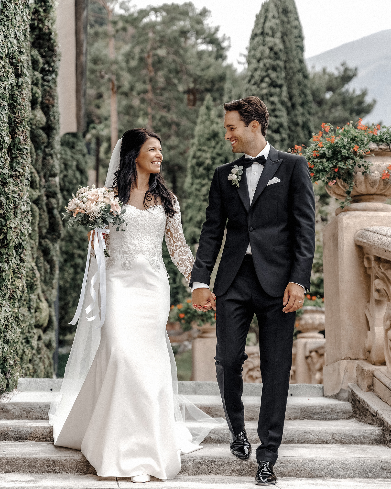 wedding in Villa del Balbianello
