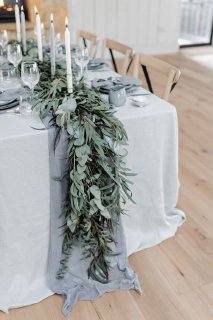 11 зимних идей оформления свадебного стола