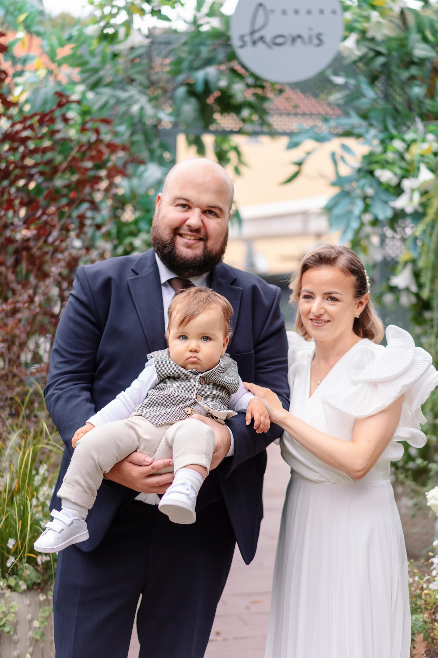 Krikštynų fotosesija