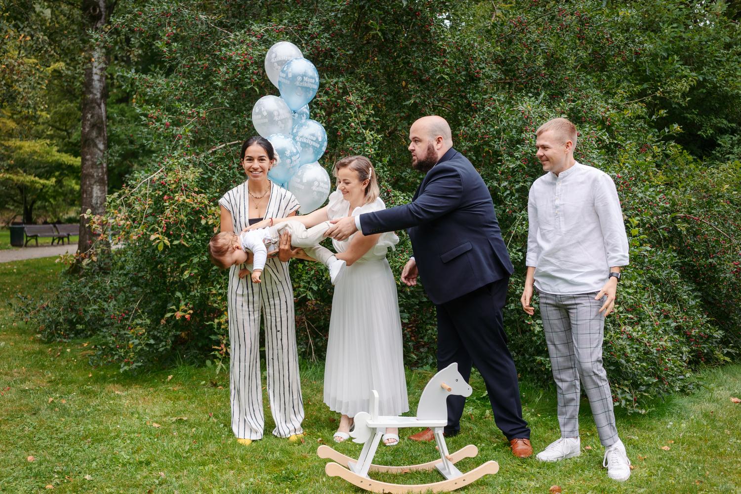 Krikštynų fotosesija