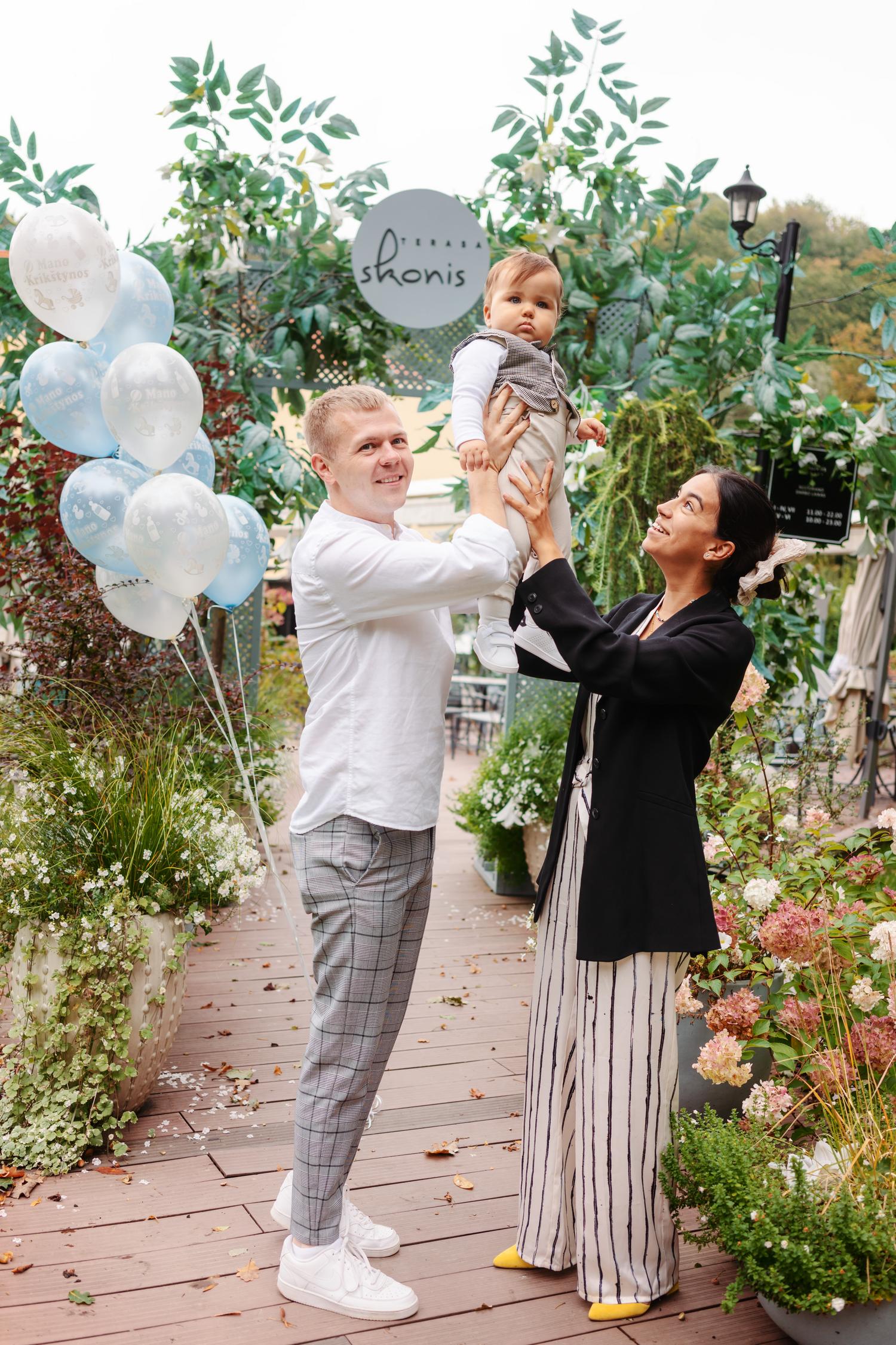 Krikštynų fotosesija