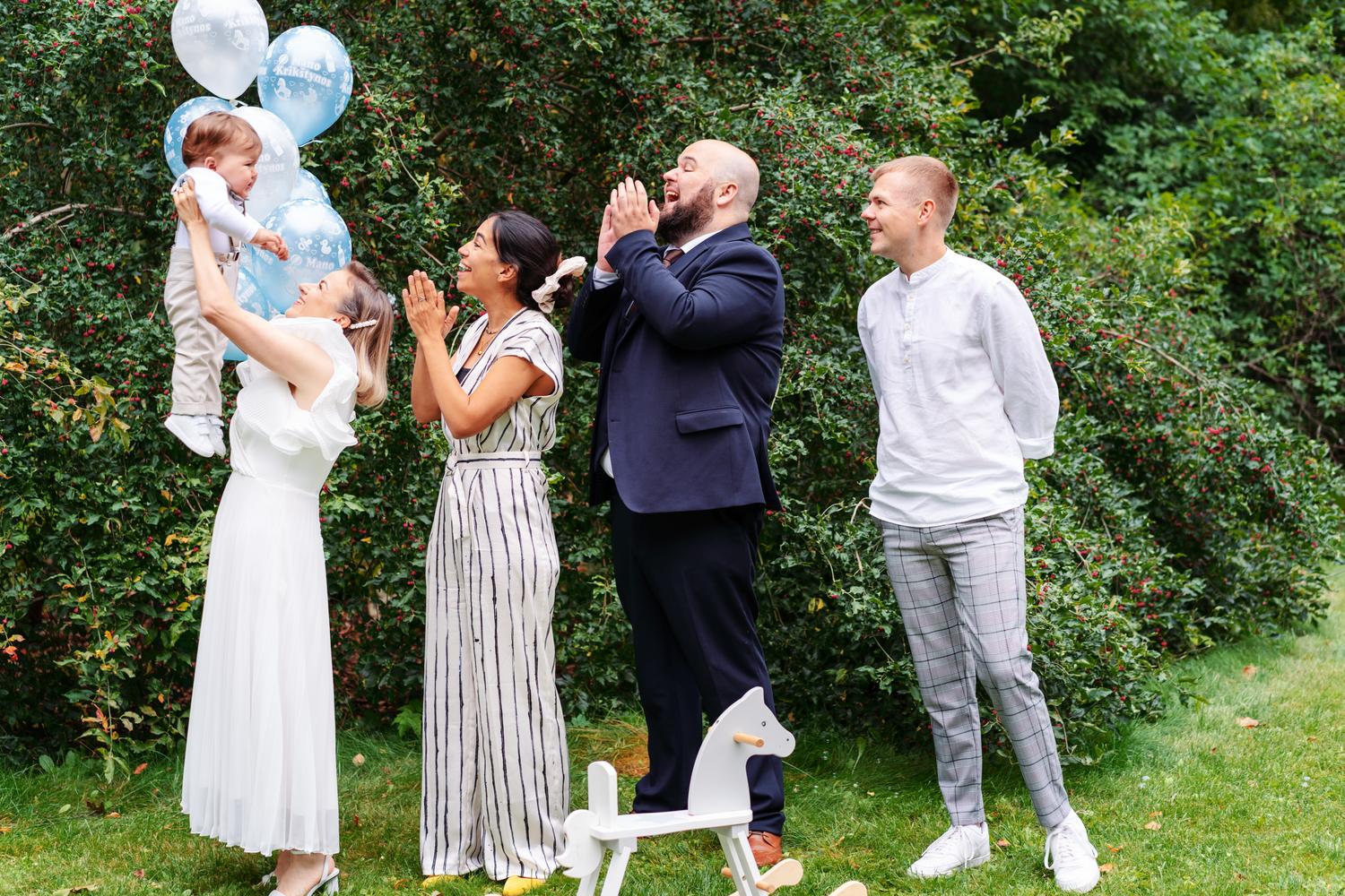 Krikštynų fotosesija