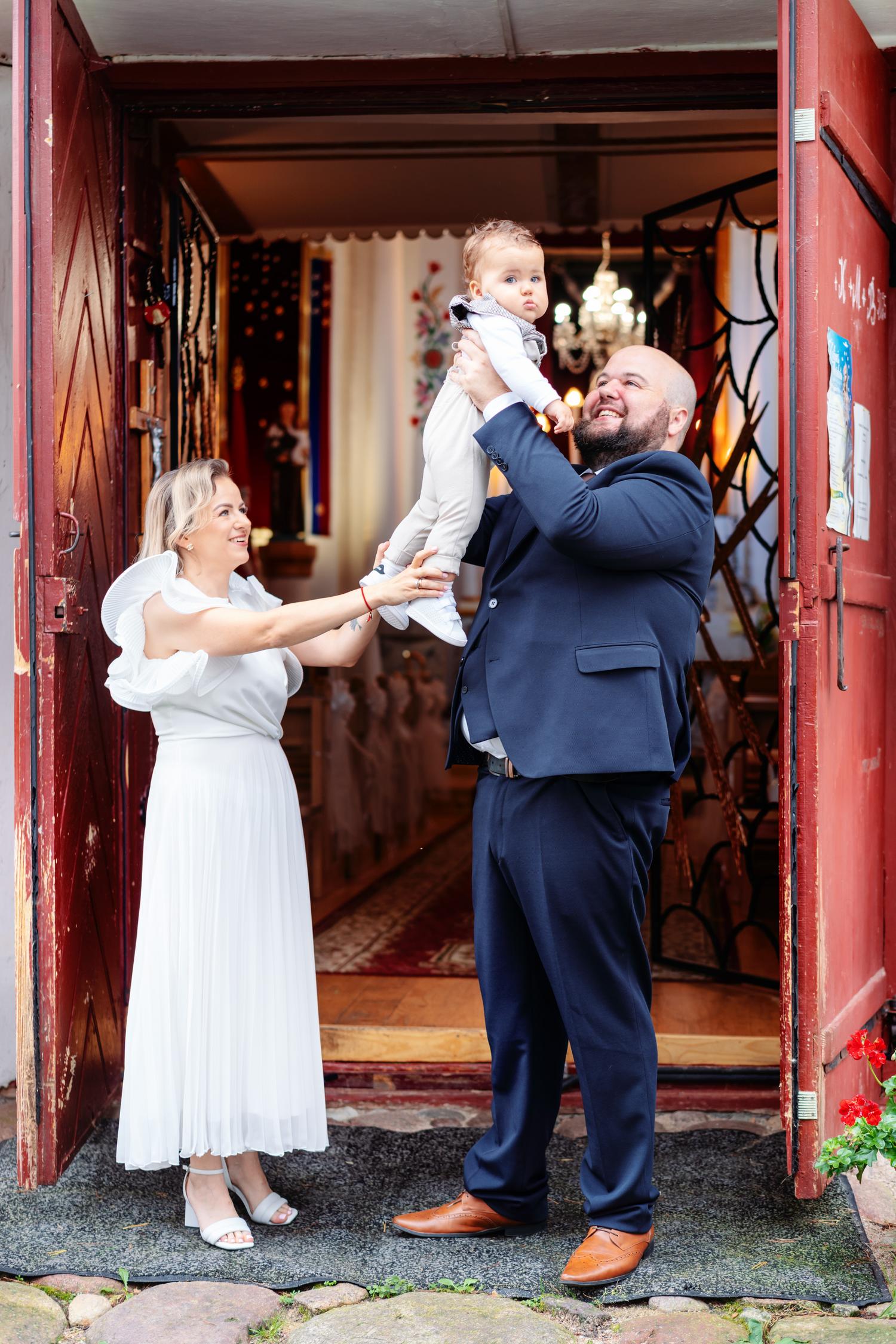 Krikštynų fotosesija