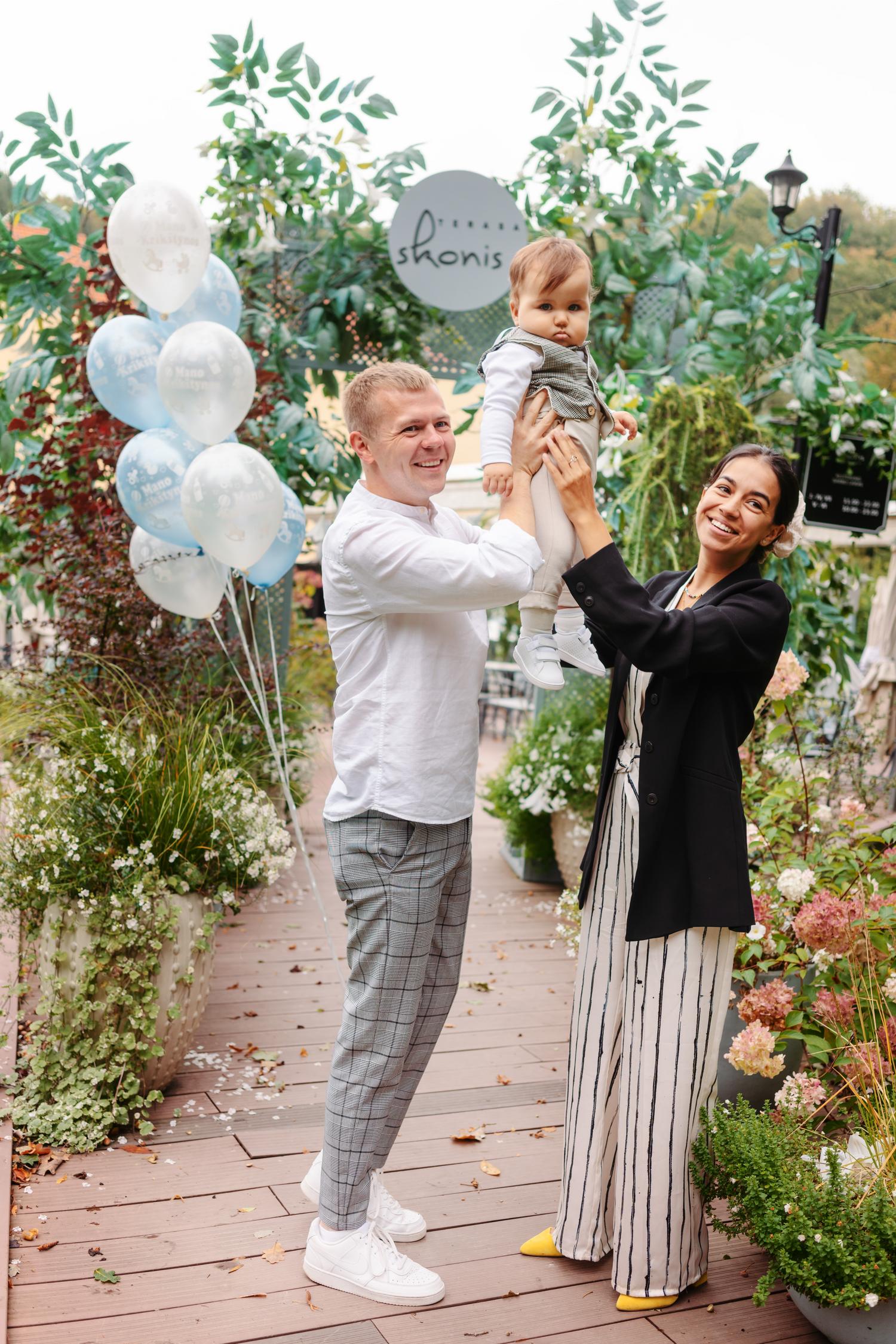 Krikštynų fotosesija