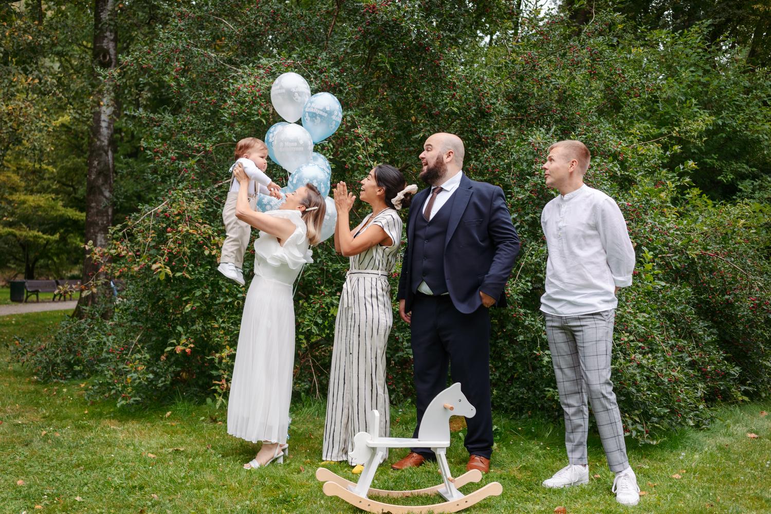 Krikštynų fotosesija