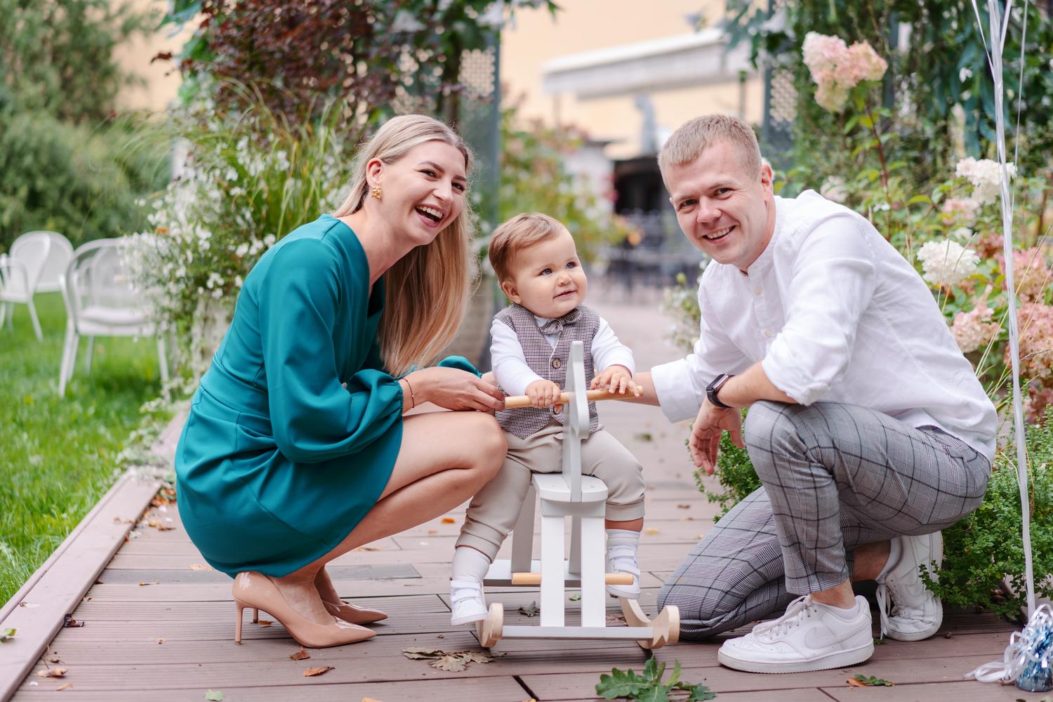 Krikštynų fotosesija