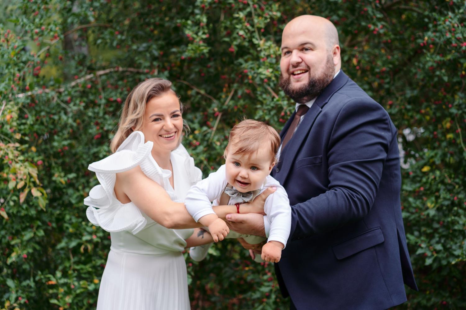 Krikštynų fotosesija