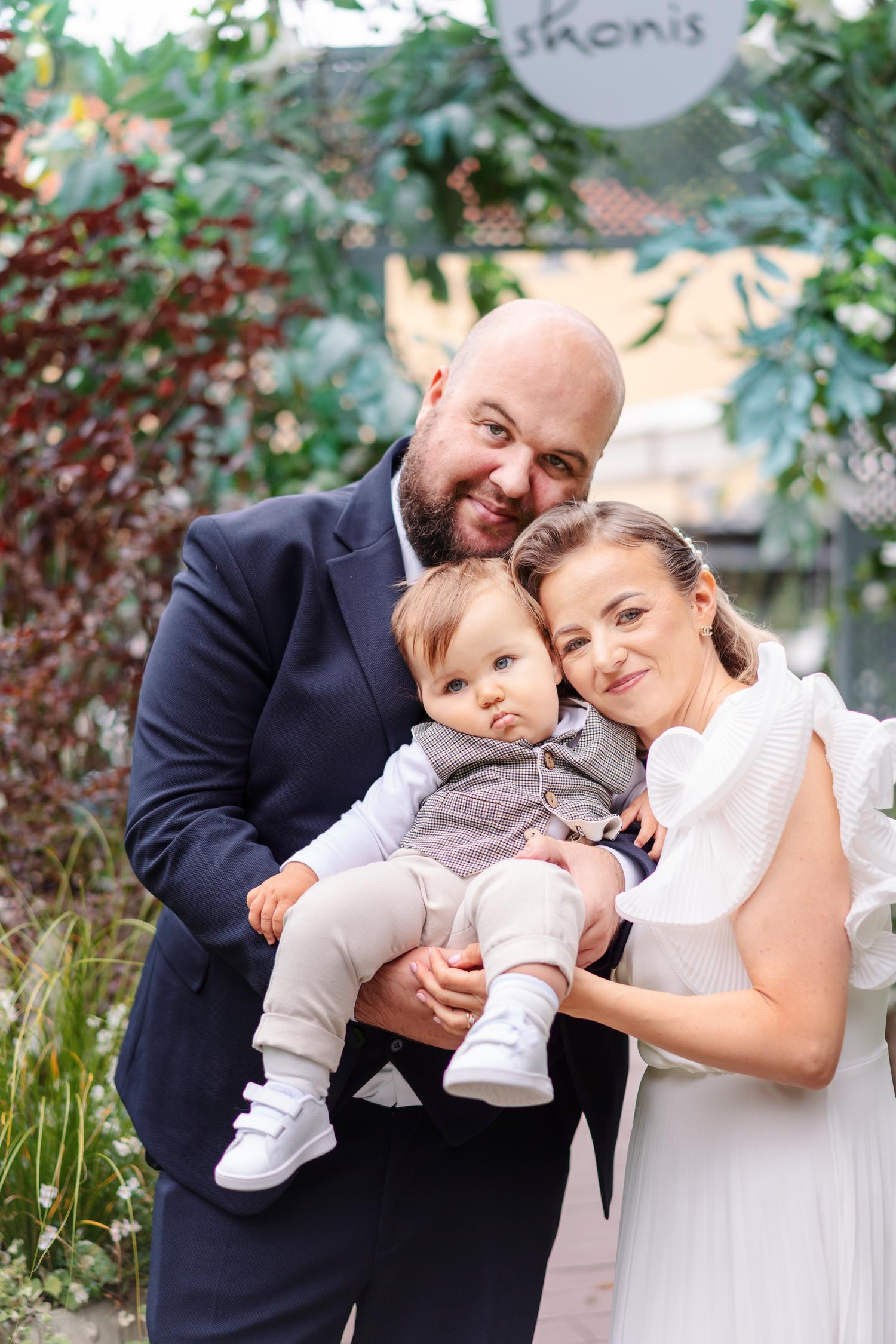 Krikštynų fotosesija