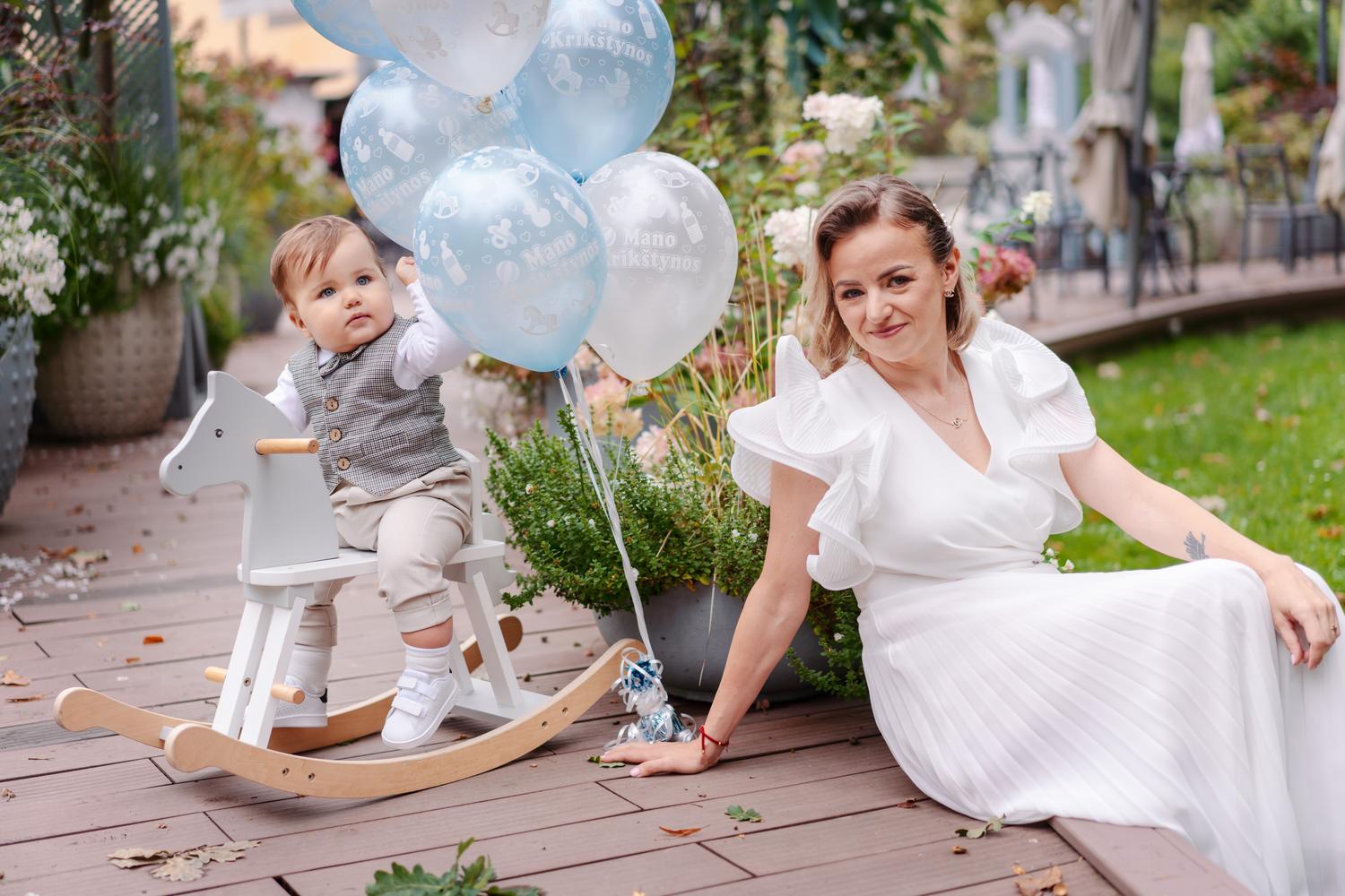 Krikštynų fotosesija