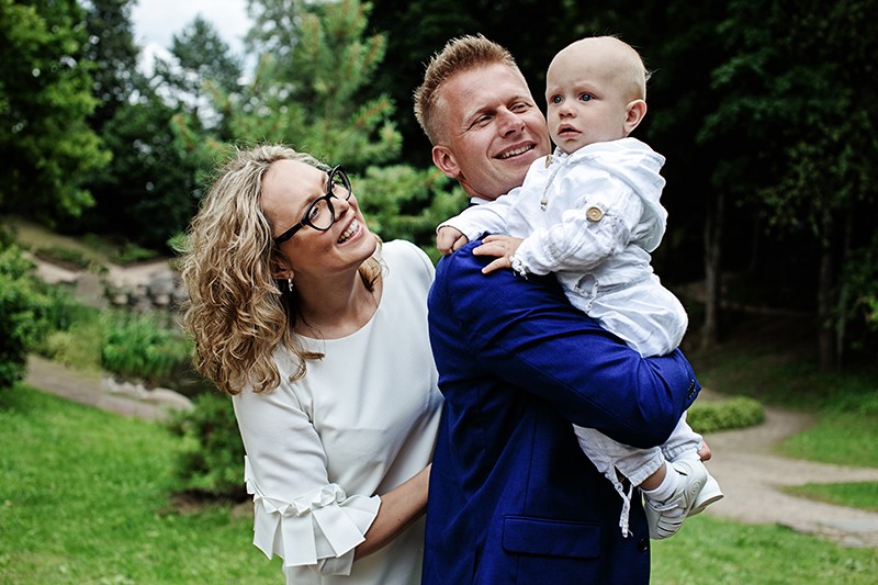 Krikštynų fotosesija