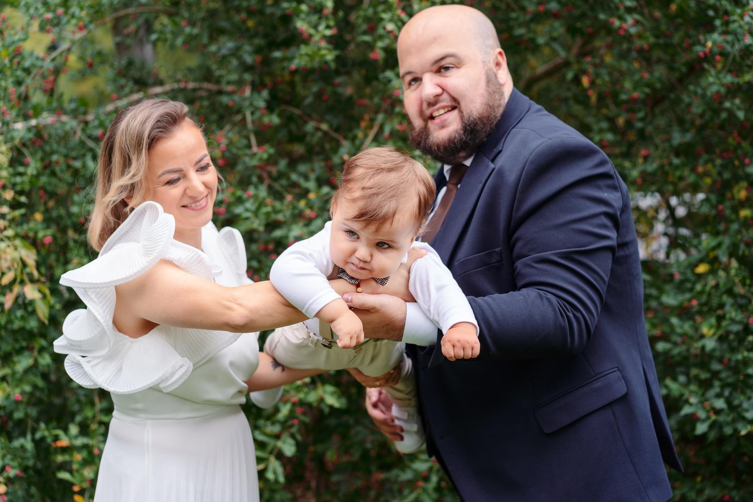 Krikštynų fotosesija