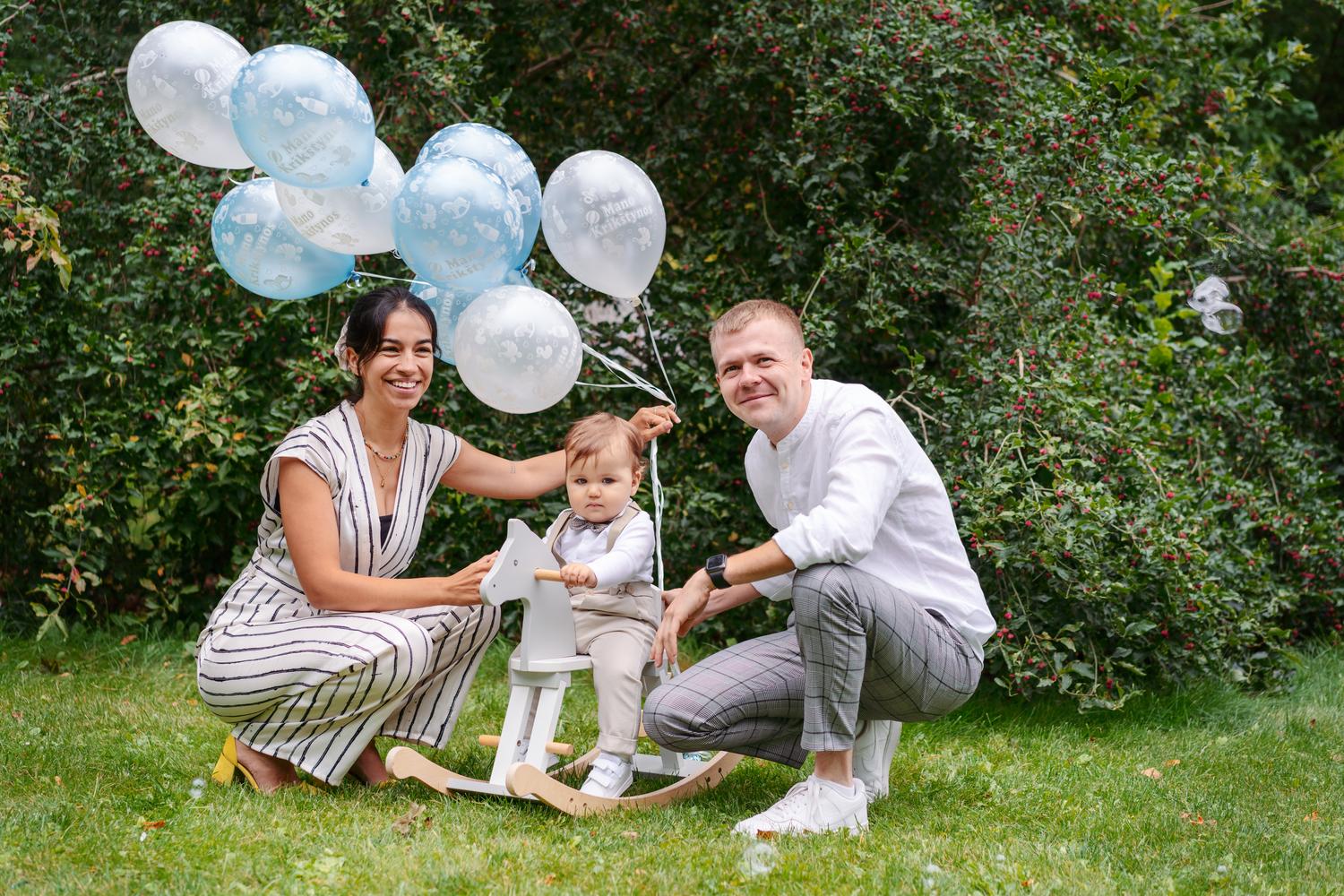 Krikštynų fotosesija