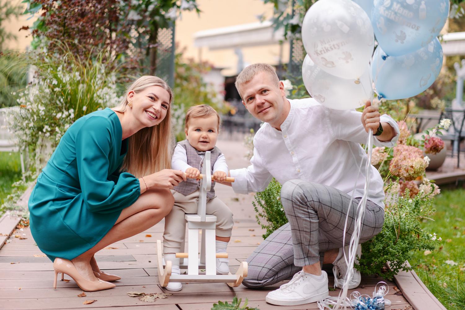 Krikštynų fotosesija