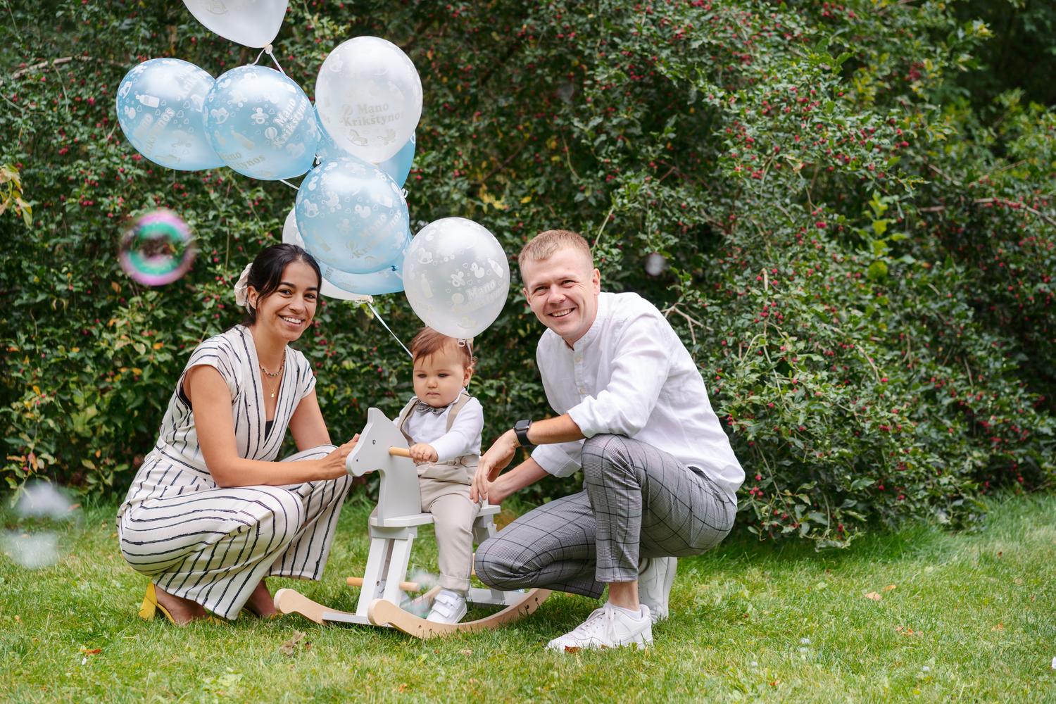 Krikštynų fotosesija