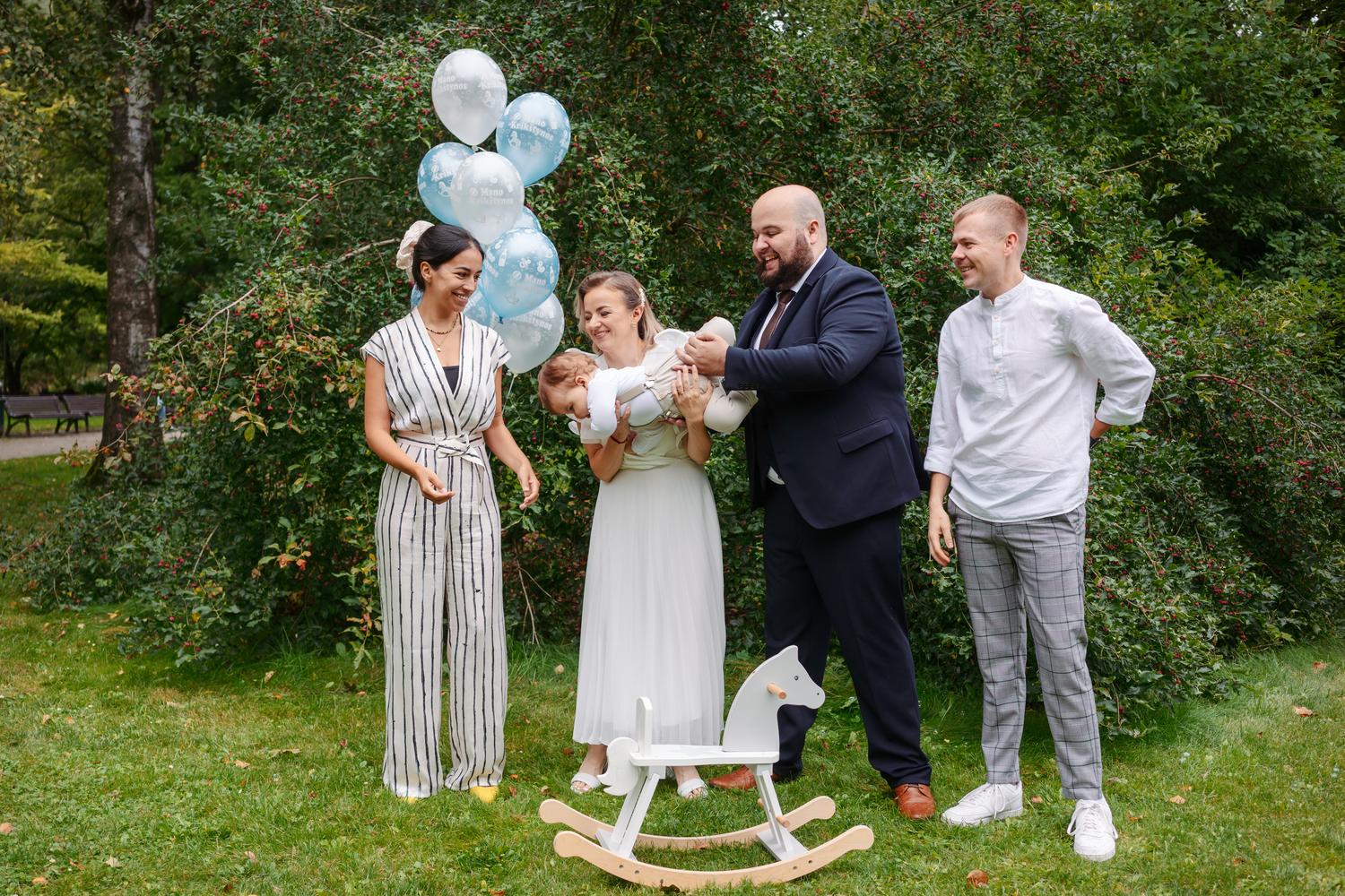 Krikštynų fotosesija