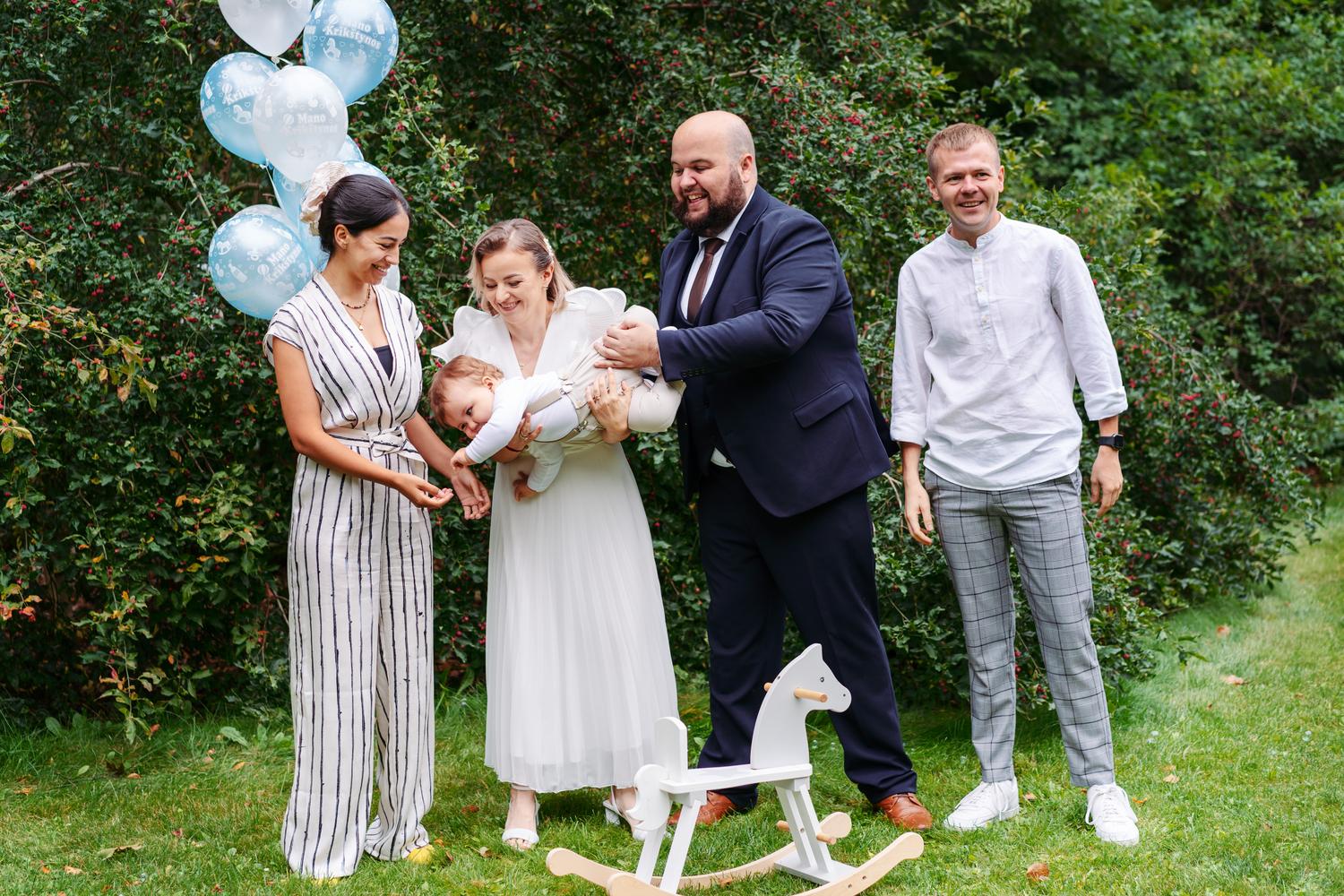 Krikštynų fotosesija