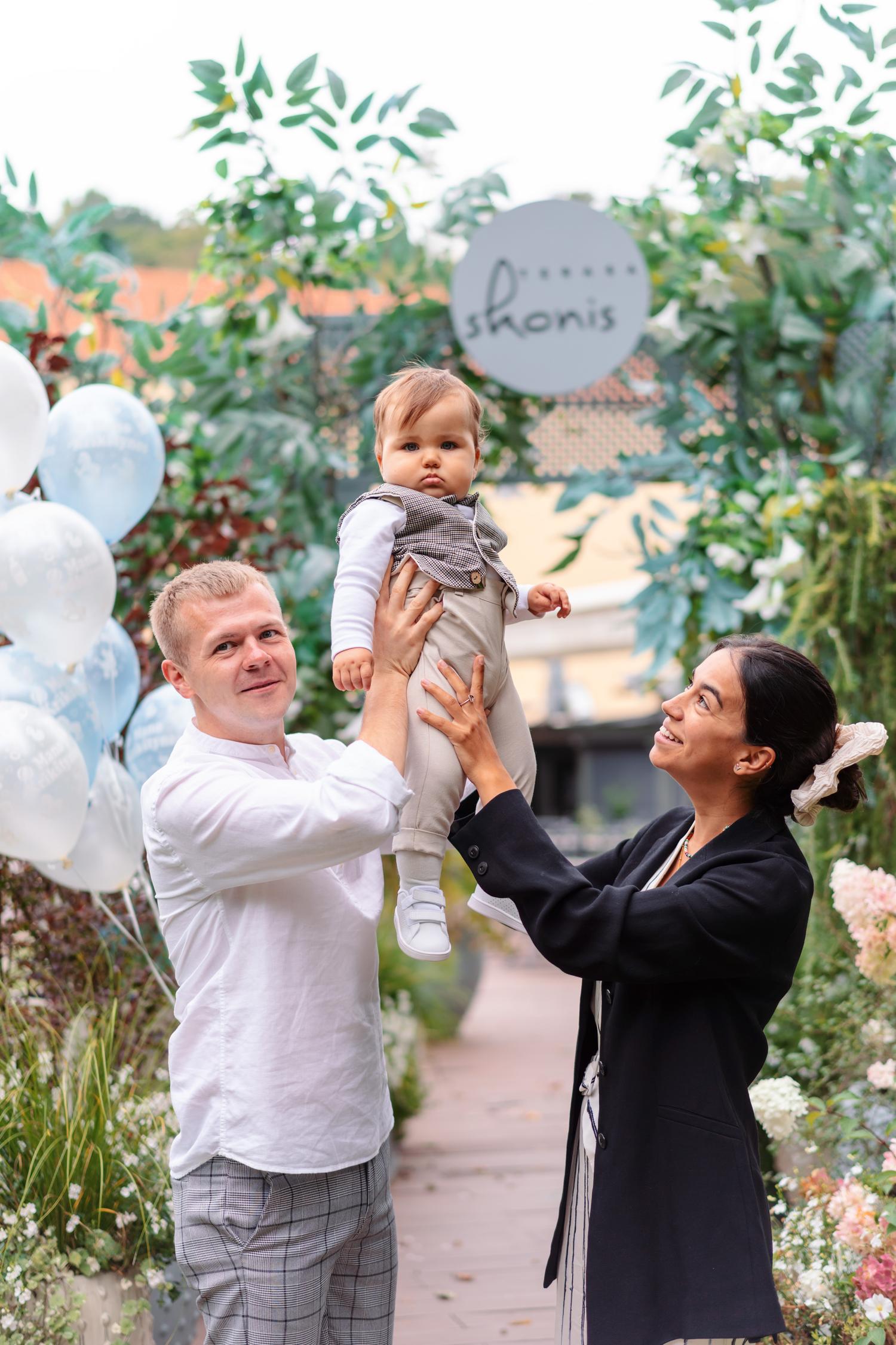 Krikštynų fotosesija