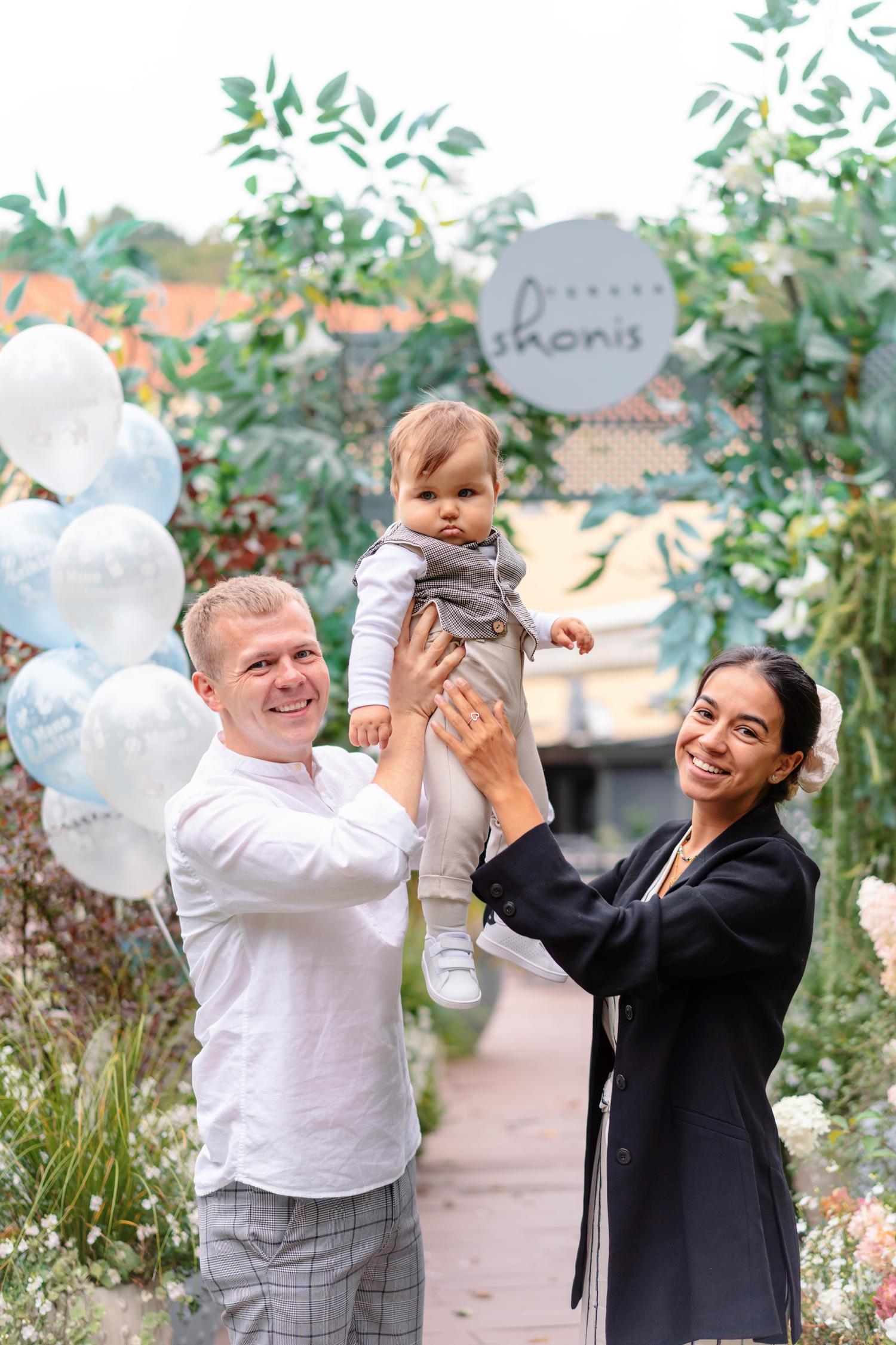 Krikštynų fotosesija