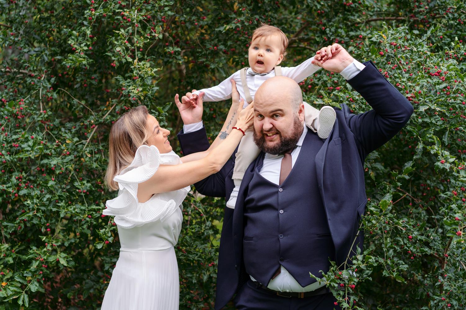 Krikštynų fotosesija