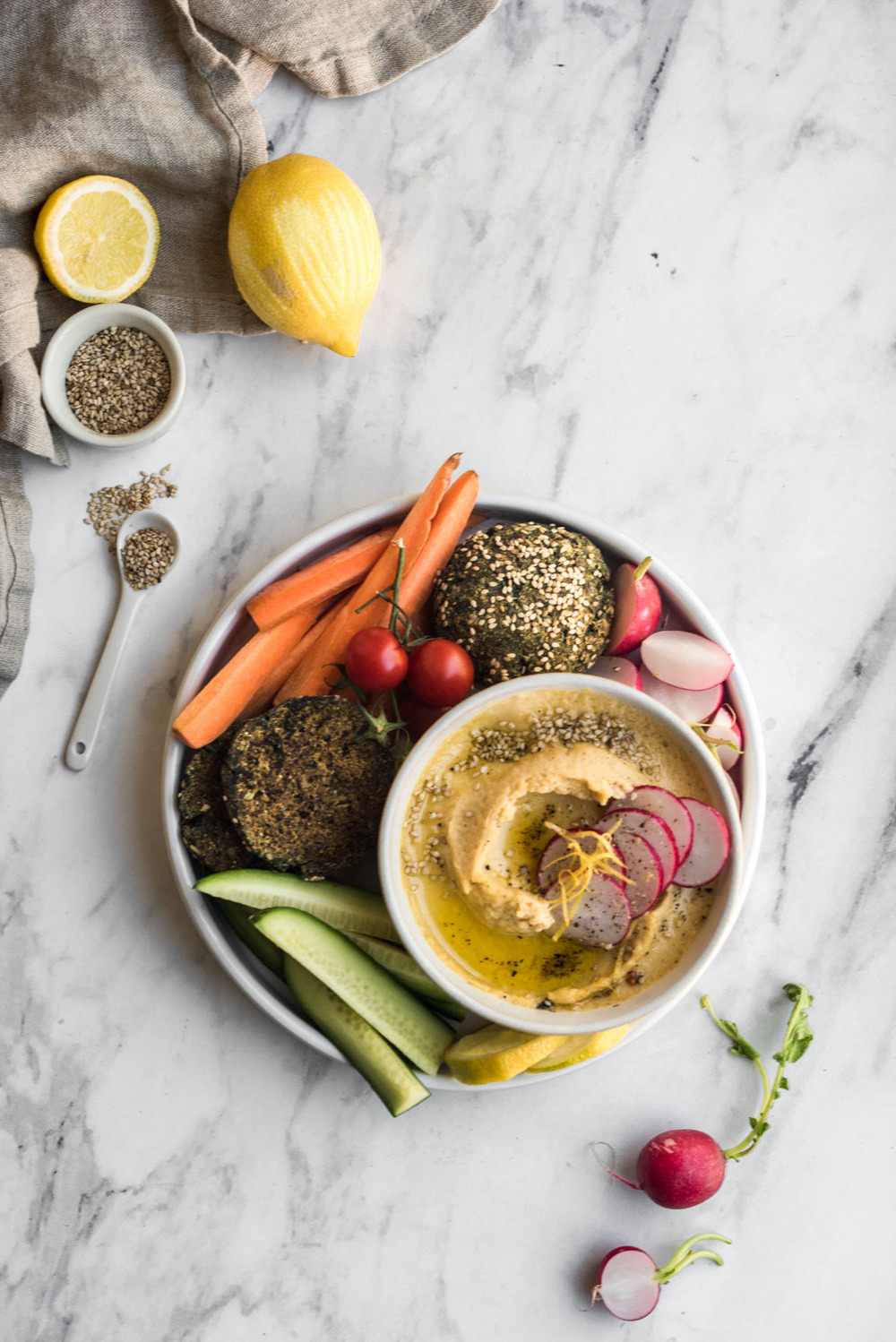 Klassischer Hummus aus aktivierten Kichererbsen
