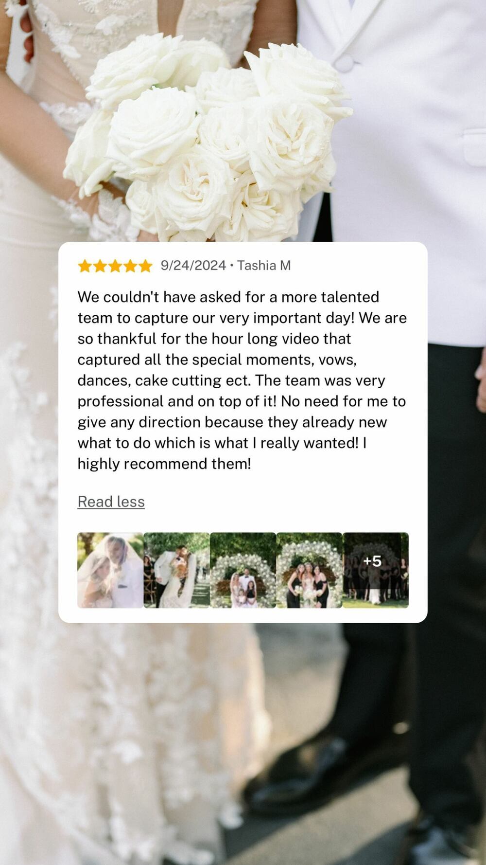 Client review screenshot
