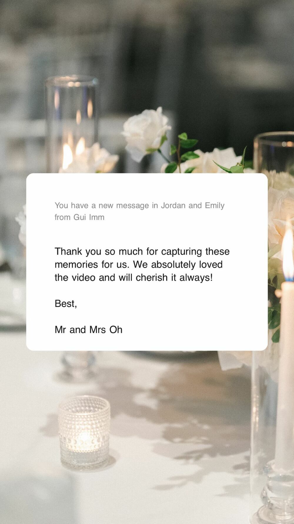 Client review screenshot