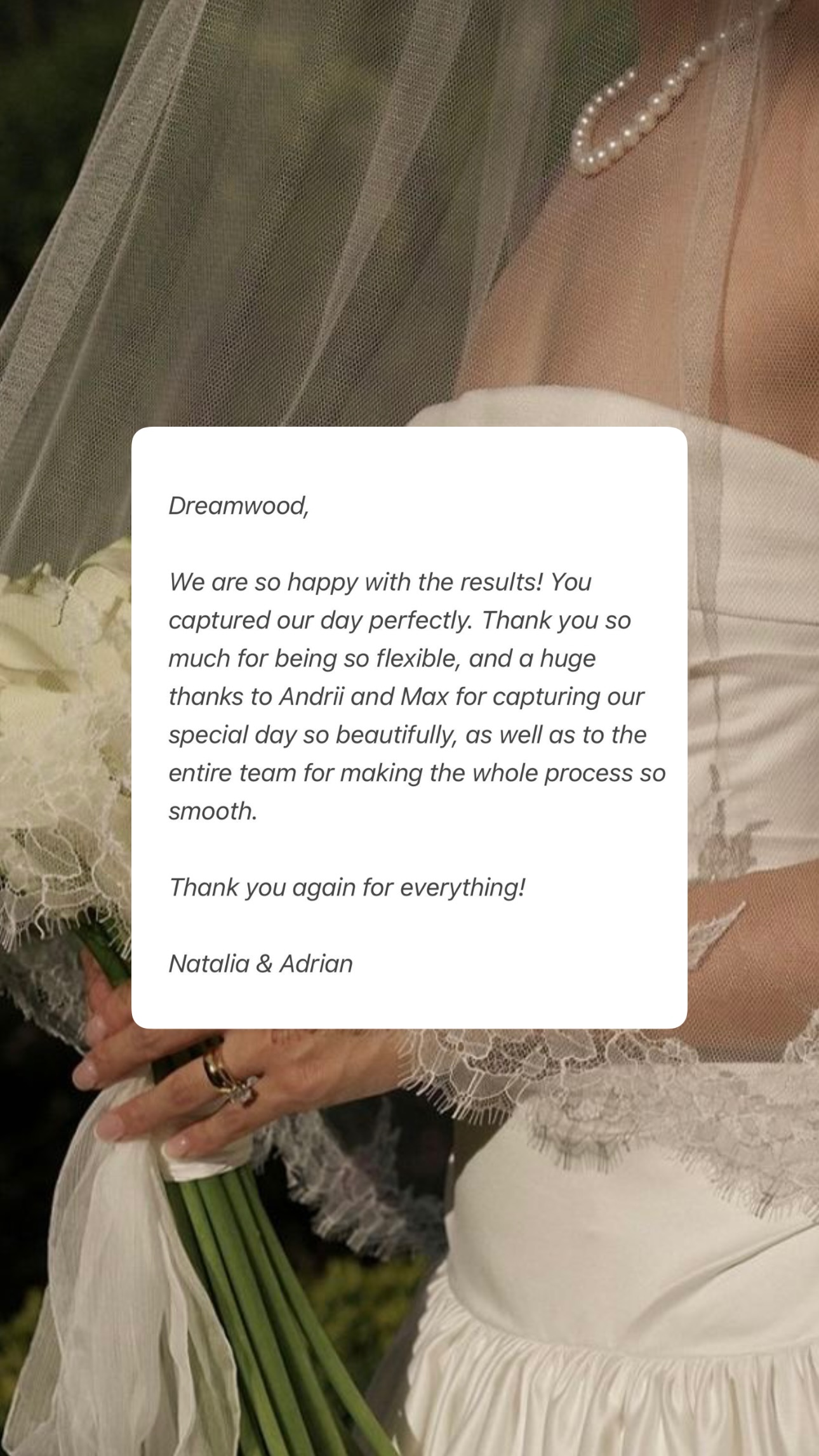 Dreamwood client review wedding photo 121