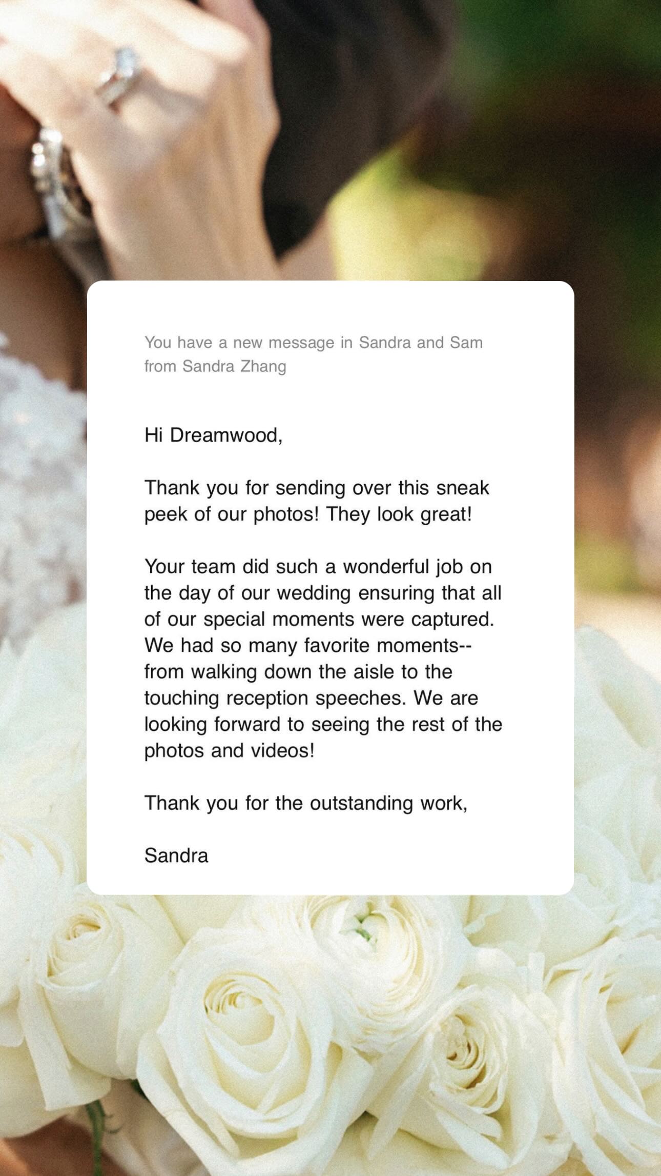 Dreamwood client review wedding photo 134