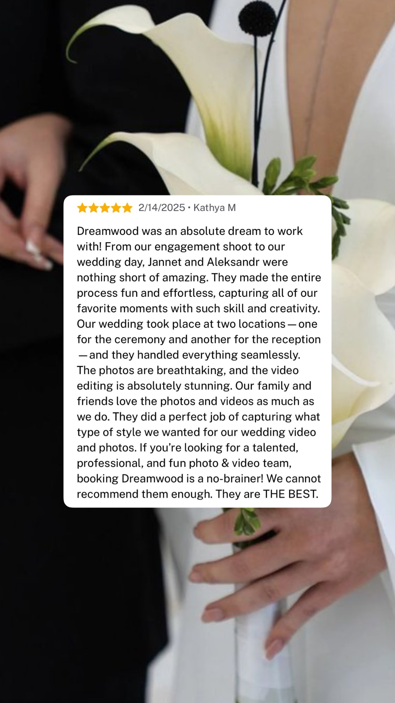 Dreamwood client review wedding photo 175