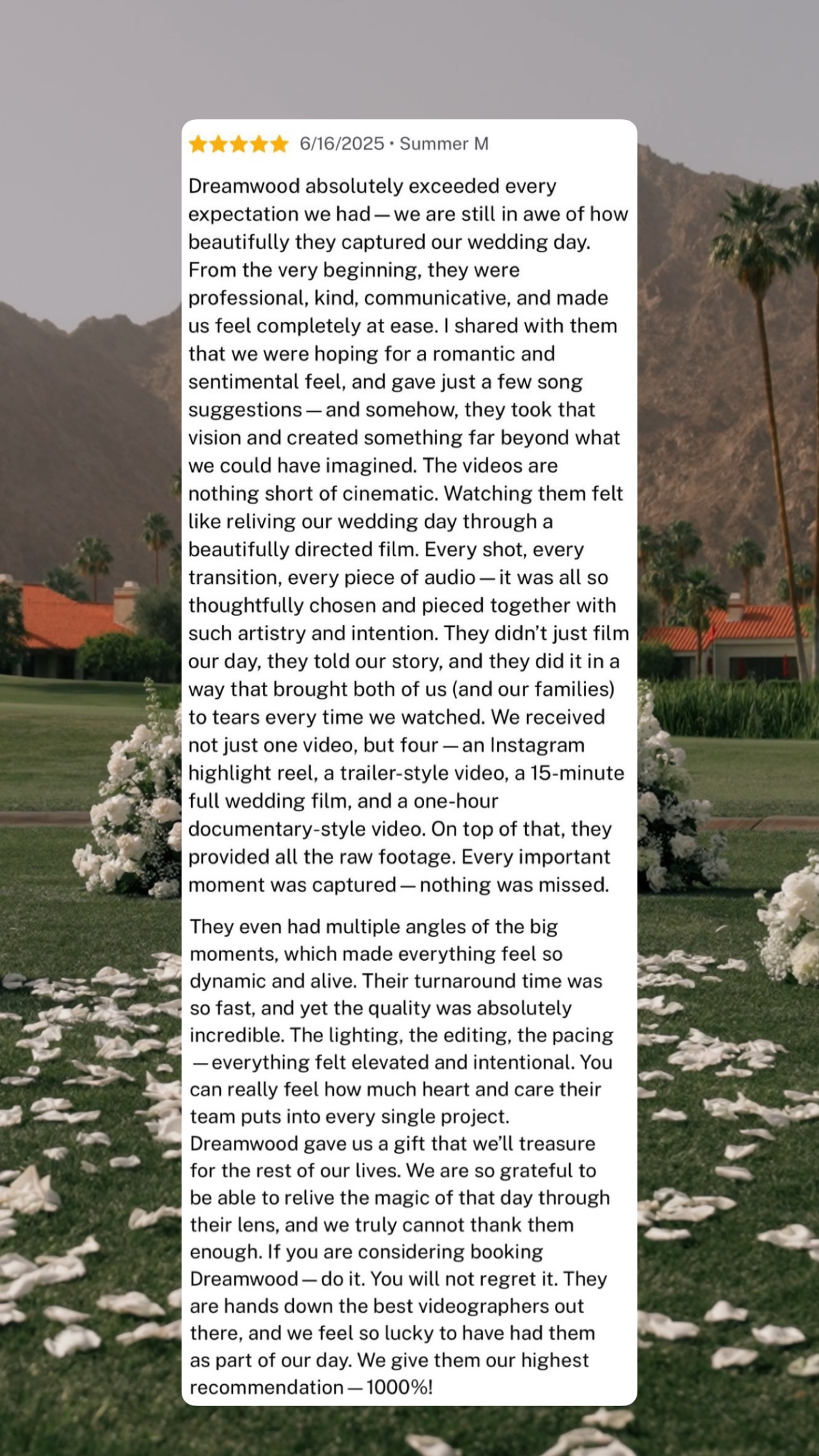 Dreamwood client review wedding photo 201