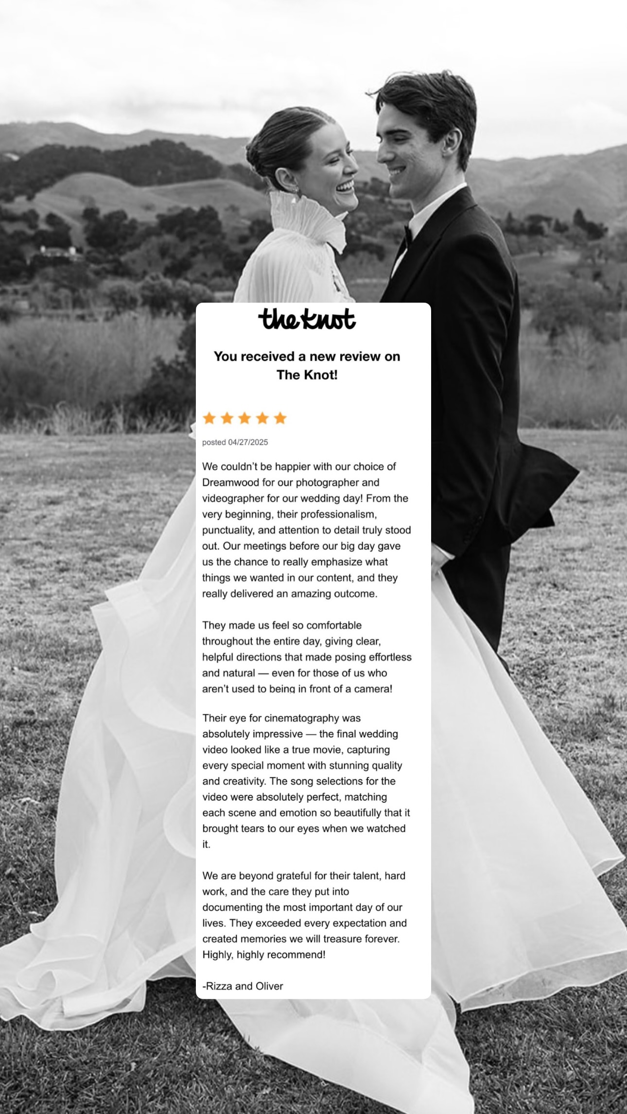 Dreamwood client review wedding photo 191