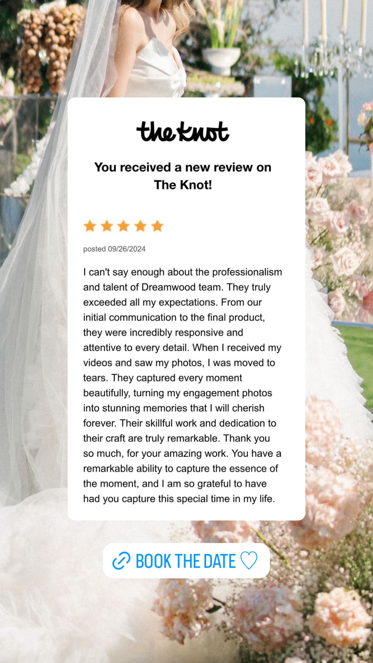 Dreamwood client review wedding photo 139