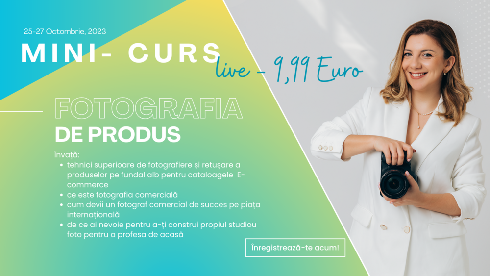 Mini Curs- Fotografia de produs